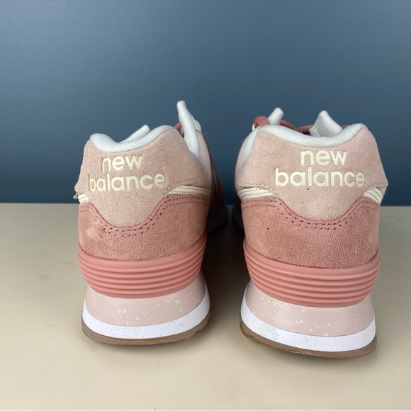 Women’s new balance 574 classic sneakers pink size 9 - Picture 6 of 8